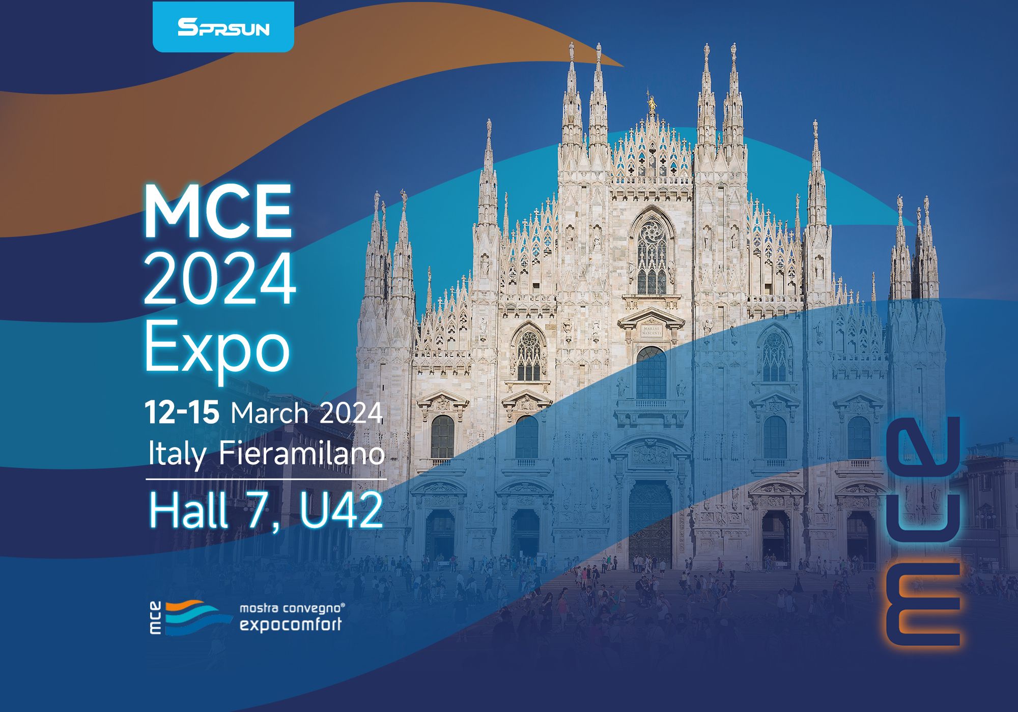 SPRSUN's Newest Ultra-Quiet R290 Heat Pump to be Unveiled at the MCE Exhibition in Italy.