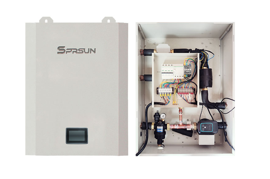 constru&ccedil;&atilde;o interna do kit de bomba de calor sprsun