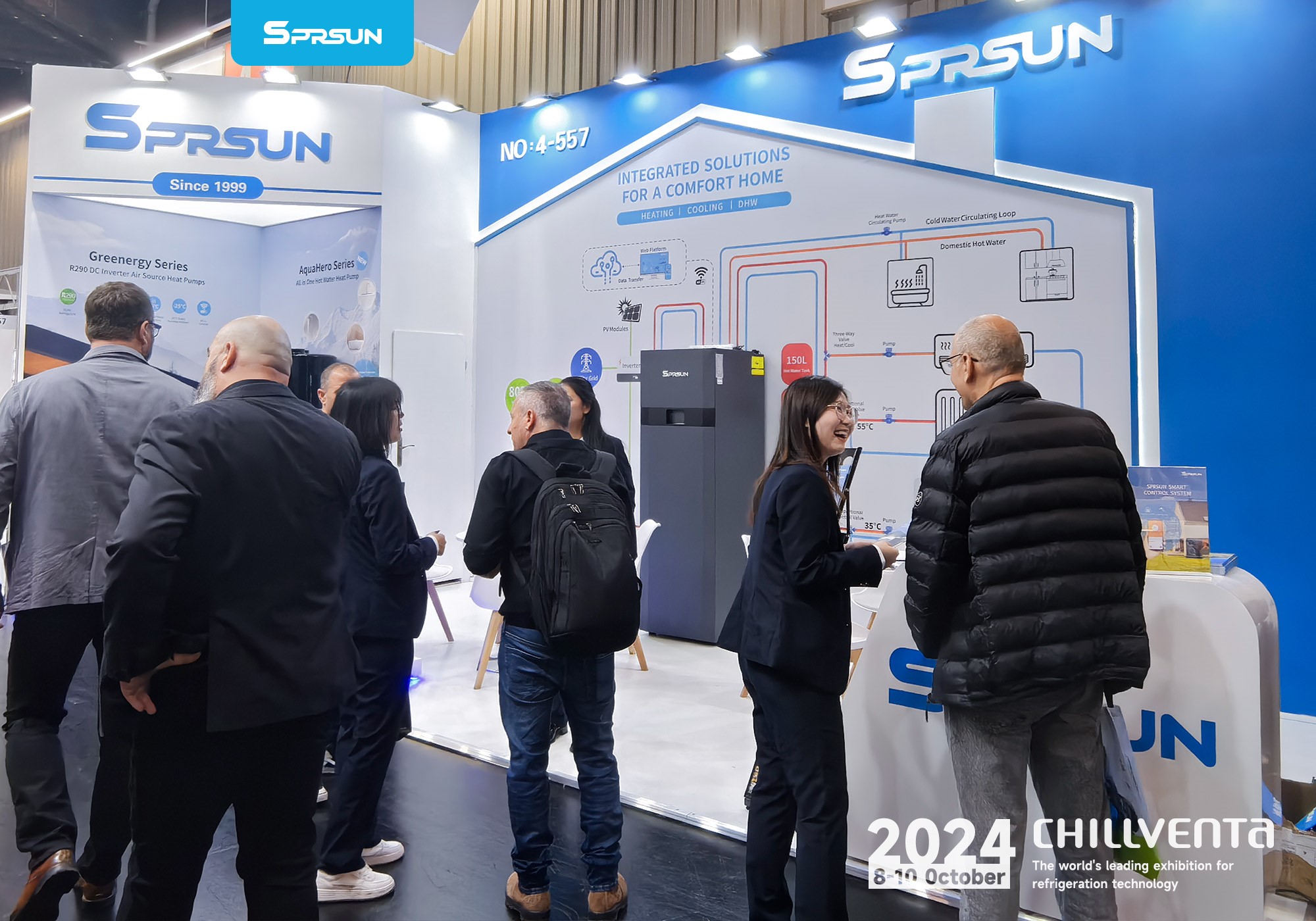 SPRSUN was Thrilled to Celebrate the Successful Conclusion of Chillventa 2024!