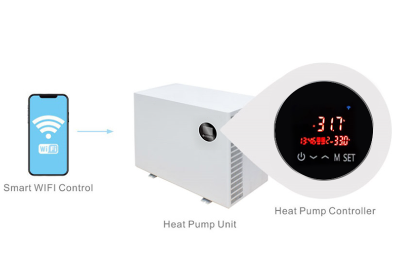 Ocean Serisi - 6.5KW-39KW R32 Y&uuml;zme Havuzları i&ccedil;in Inverter Hava Kaynaklı Isı Pompası