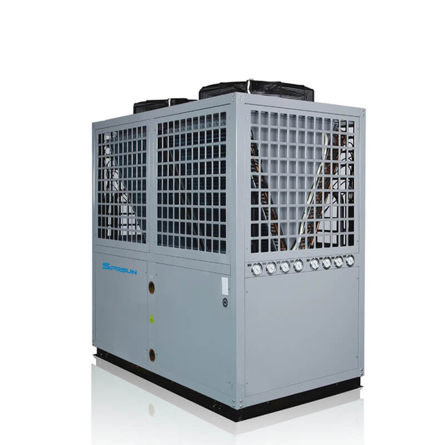 Kombo seriyali - 42KW-92KW 80 ℃ sanoat EVI yuqori haroratli havo manbali issiqlik nasosli suv isitgichi 
