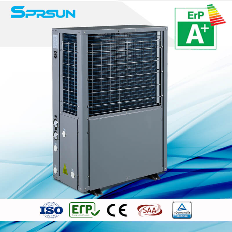7.5KW 8.5KW 80℃ EVI High Temp Air Source Heat Pump Hot Water Heater