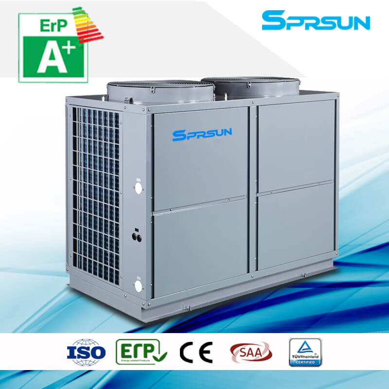 29.6KW 36KW Efficient Monobloc Air Source Heat Pump Heating Cooling Air Conditioner