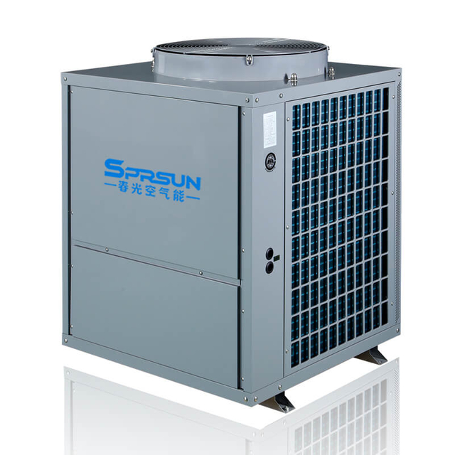 S&eacute;rie Combo - Aquecedor de &aacute;gua quente com bomba de calor de fonte de ar de descarga superior monobloco de 7,5KW a 24,5KW